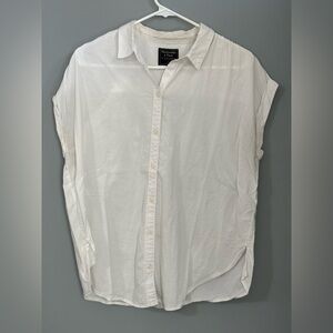White Abercrombie button down